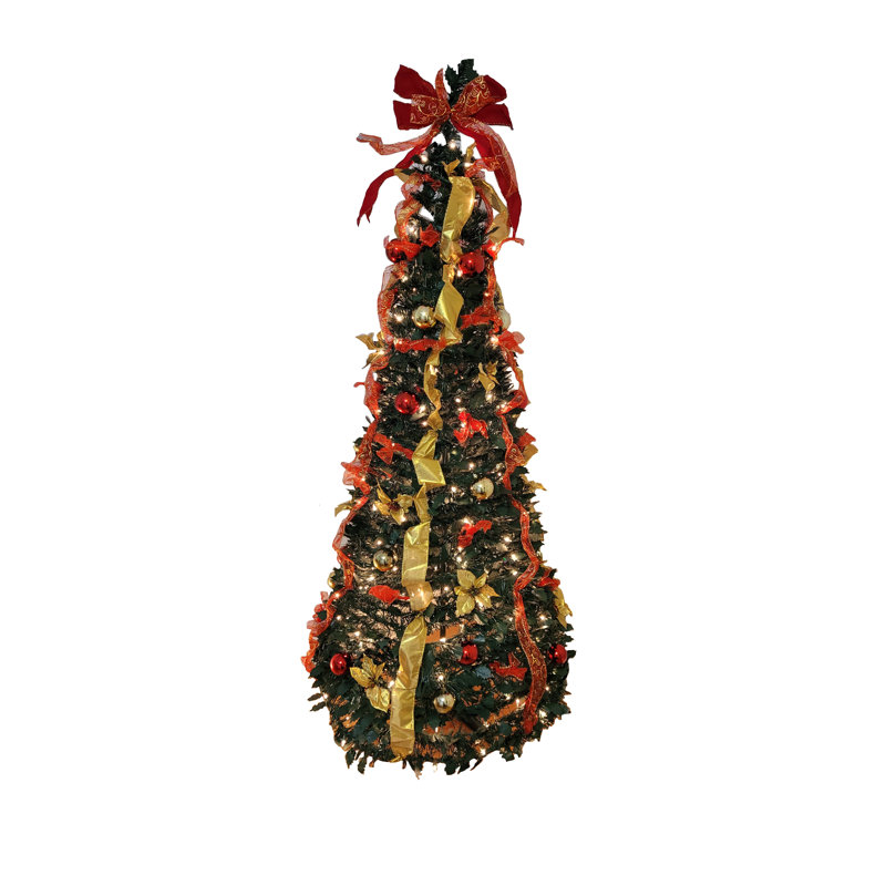 The Holiday Aisle® Sapin de Noël artificiel vert 6 'avec 350 lumières
